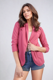 Open Front Cardigan with Front Pockets