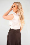 Twist Front Elegant Bodysuit