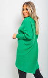 Turtle Neck Longline Knitted Jumper