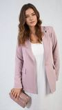 Open Front Oversized Casual Blazer