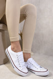 Platform Low Top Lace Up Trainers