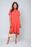 Button Front Shirt Dress