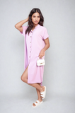 Button Front Shirt Dress