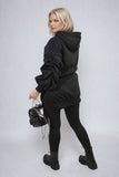 Oversized Hoodie with Side Split and Leggings Co ord Set