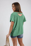 Ruffle Short Sleeve Top