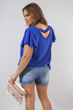 Ruffle Short Sleeve Top