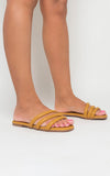 Comfy Flat Sandals with Multiple Thick Straps Sandals