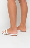 Comfy Flat Sandals with Multiple Thick Straps Sandals