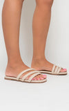 Comfy Flat Sandals with Multiple Thick Straps Sandals