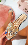 Embellished Open Toe Sandals