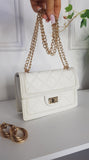 Quilted Chain Detail Handbag