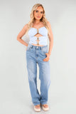Cut Out Sleeveless Bodysuit