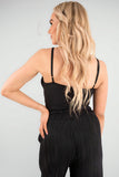 Cut Out Sleeveless Bodysuit