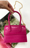 Croc Print Handbag