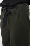 Belted High Waist Wide Leg Trouser