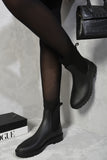 Slip On Platform Ankle Boots