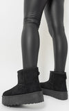 Thick Heel Platform Boots