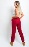 High Waisted Drawstring Trouser with Pockets