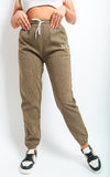 High Waisted Drawstring Trouser with Pockets