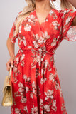 Floral Wrap Maxi Dress