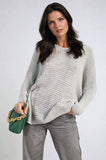 Long Back Knitted Long Sleeve Jumper