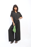 Tie Front Top and Wide Leg Pants Co-ord Set