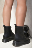 Lace-Up Platform Ankle Boots