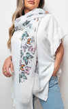 Butterfly Print Maxi Scarf