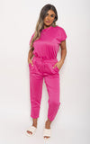 Short Sleeve Boxy Lounge Wear Co-ord Set