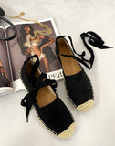 Tie Leg Espadrille Sandals