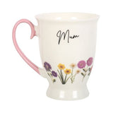 Mum Wildflower Pedestal Mug-1