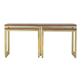 Chunky Gold Table Set of 3