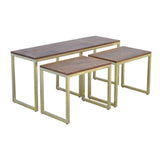 Chunky Gold Table Set of 3-2