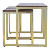 Chunky Gold Table Set of 3-8