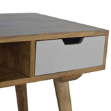 White Drawer Writing Desk-4