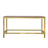 Rectangle Gold Coffee Table-0