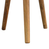 Bone Inlay Tripod Stool-3