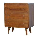 Curved Chestnut Chest-2