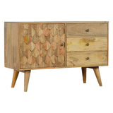 Pineapple Carved Sideboard-1