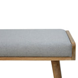 Grey Tweed Tray Style Footstool-8