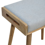 Grey Tweed Tray Style Footstool-5