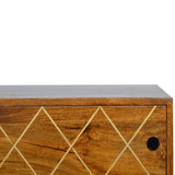 Sliding Brass Inlay Media Unit-5