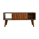 Chestnut Prism Sliding Media Unit-1