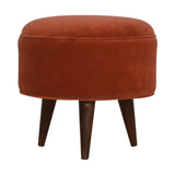 Brick Velvet Nordic Style Footstool