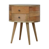 Rounded Bedside Table-2