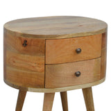 Rounded Bedside Table-3