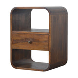 Chestnut Curved Edge Bedside-2