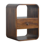 Chestnut Curved Edge Bedside-1