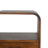 Chestnut Curved Edge Bedside-5